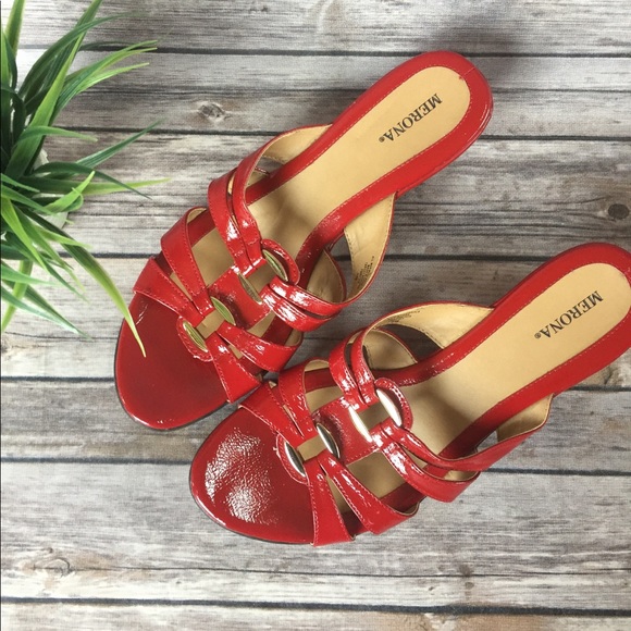 57 off merona shoes red sandals size 11 poshmark red wedges size 11